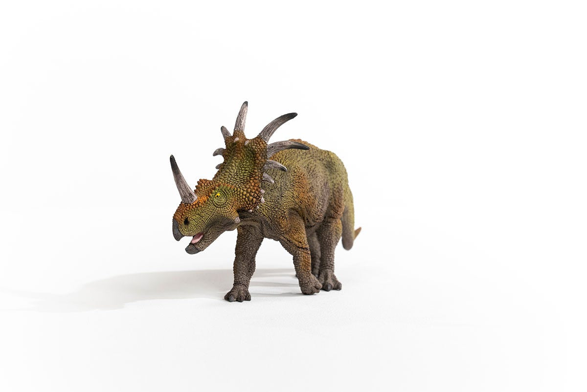 Figurine Styracosaure, avec détails réalistes, jouet inspirant l'imagination, Schleich 15033 Dinosaurs, pour enfants des 4 ans