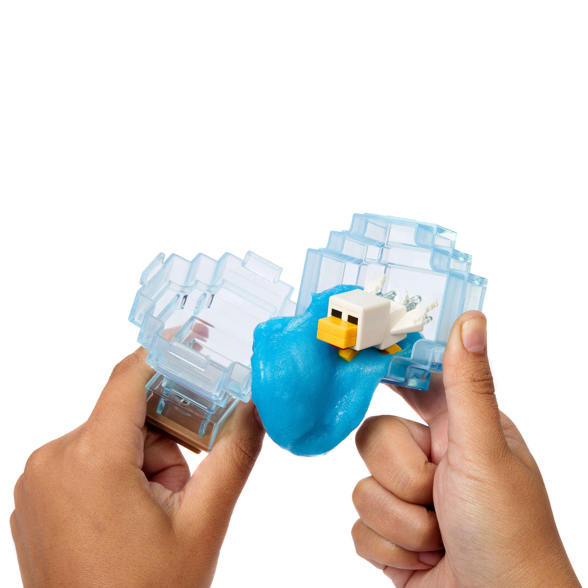 Minecraft-Mini-Tetes Modulables - Assortiment de figurines - Minecraft - HTK99 (modele aléatoire)