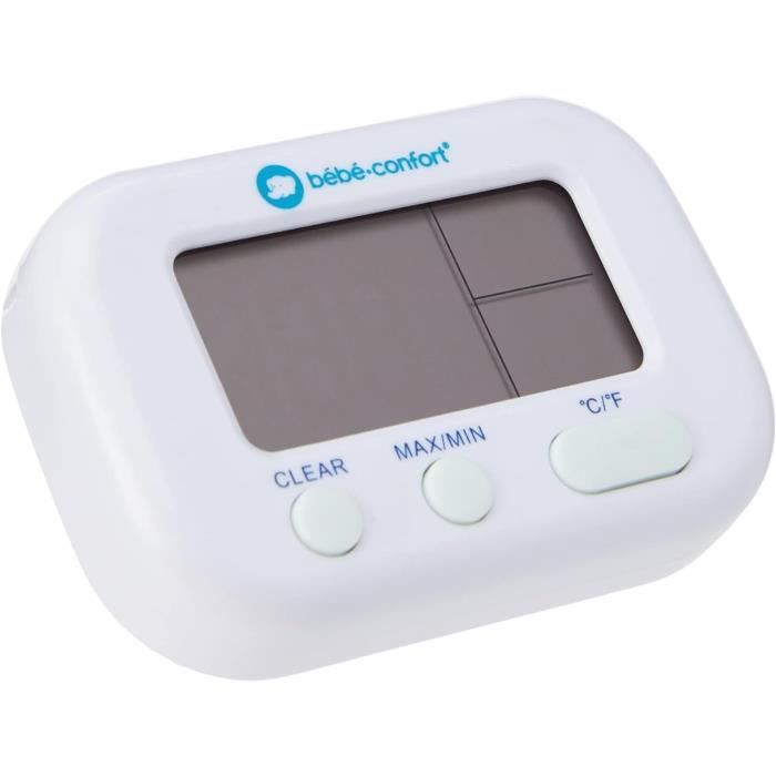 BEBECONFORT Thermometre Hygrometre, Mesure la Température et L'humidité, Convient des la Naissance
