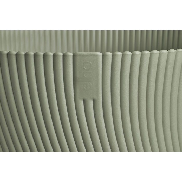 Pot de fleur rond - ELHO - Sereh Rond 60 - 110 L - Ř 59 x H 51 cm - Vert - Intérieur/extérieur