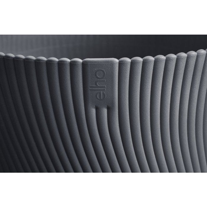 Pot de fleur rond - ELHO - Sereh Rond 60 - 110 L - Ř 59 x H 51 cm - Noir - Intérieur/extérieur