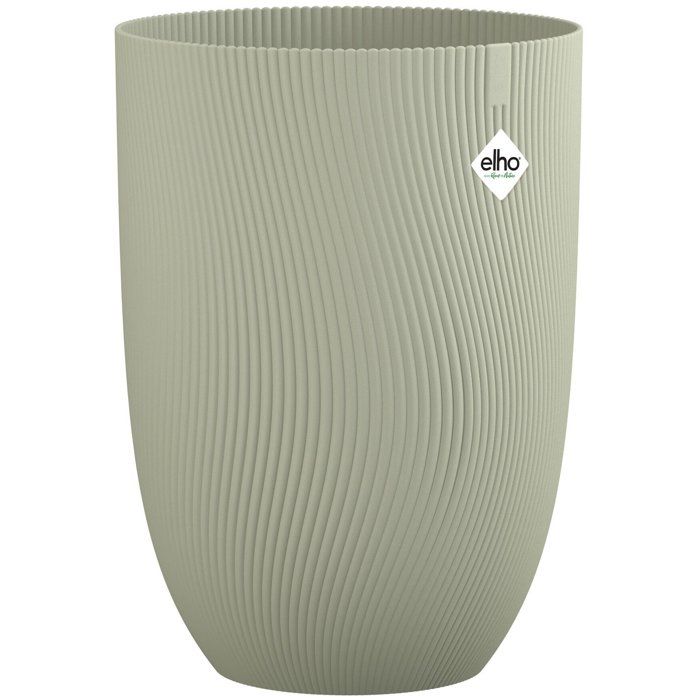Pot de fleur haut - ELHO - Sereh Haut 40 - 50 L - Ø 39 x H 53 cm - Vert - Balcon/intérieur/extérieur