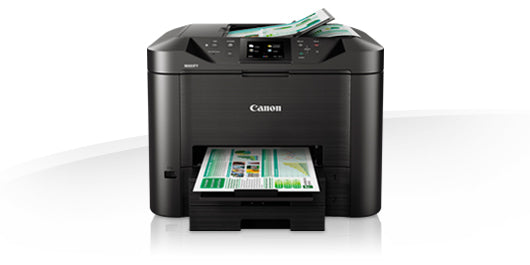 Canon Maxify MB5450 Imprimante Multifonction Jet d'encre, 24 ipm en Blanc et Noir, 15,5 ipm en Couleur, 600 x 1200 dpi