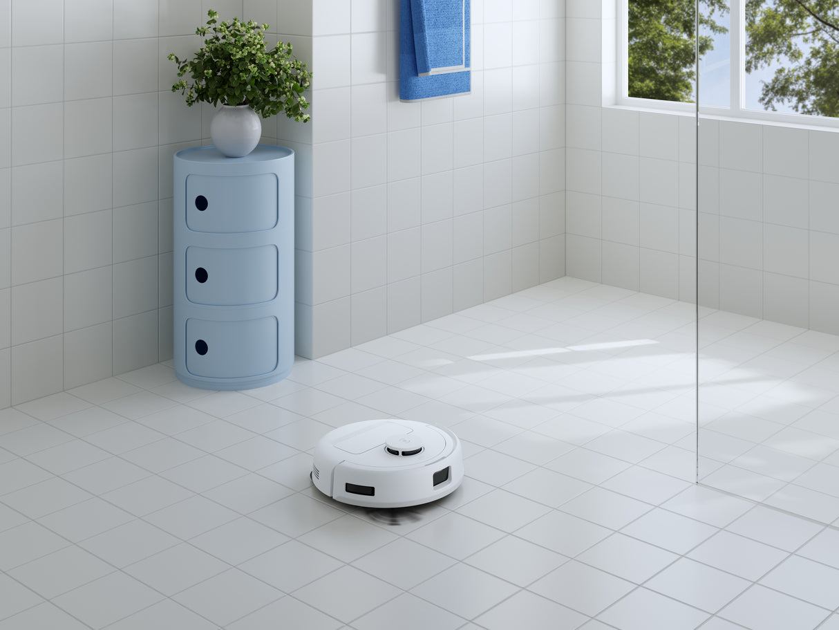 Aspirateur Robot Laveur - ECOVACS DEEBOT MINI - 9 000 Pa - ZeroTangle 2.0 - TrueMapping 2.0 - Séchage a 45 ? - Vidage Auto