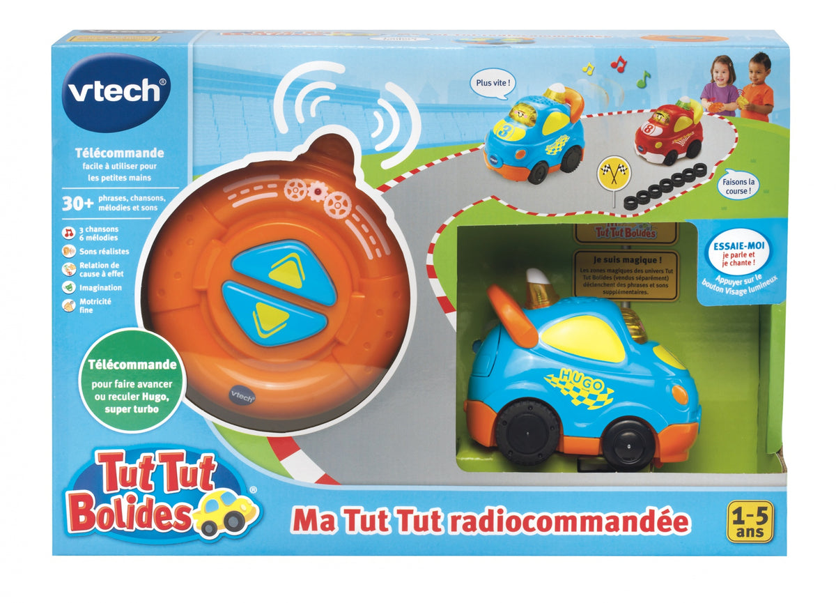 VTECH - Tut Tut Bolides - Ma Tut Tut Radiocommandée - Hugo, Super Turbo
