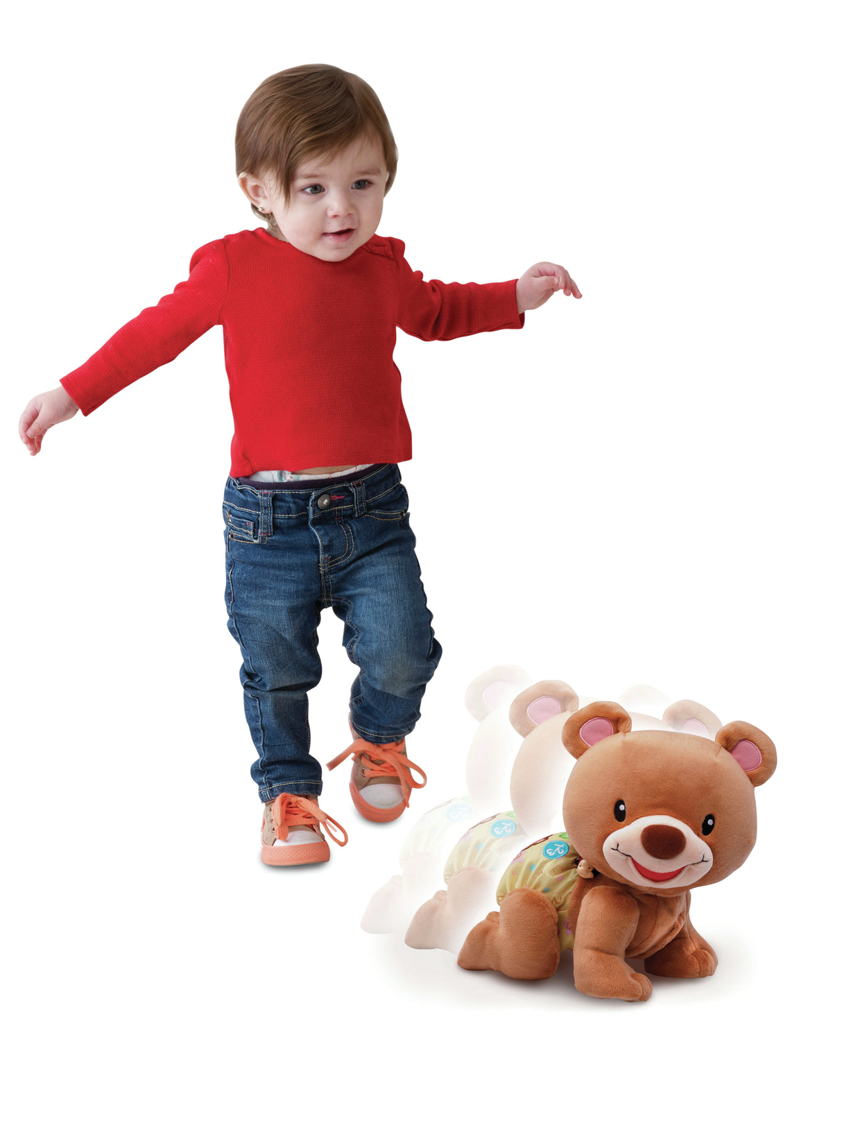 VTECH BABY - Ourson, 1,2,3 Suis-Moi - Brun