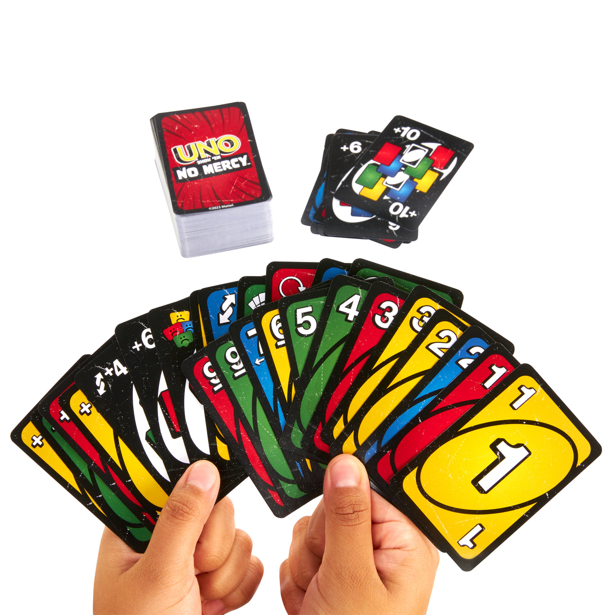 Mattel Games - UNO No Mercy - Jeu de cartes pour toute la famille