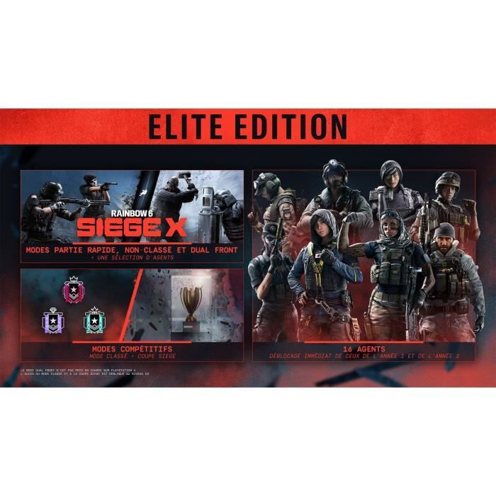 Rainbow 6 Siege X - Edition Elite - Jeu PS5
