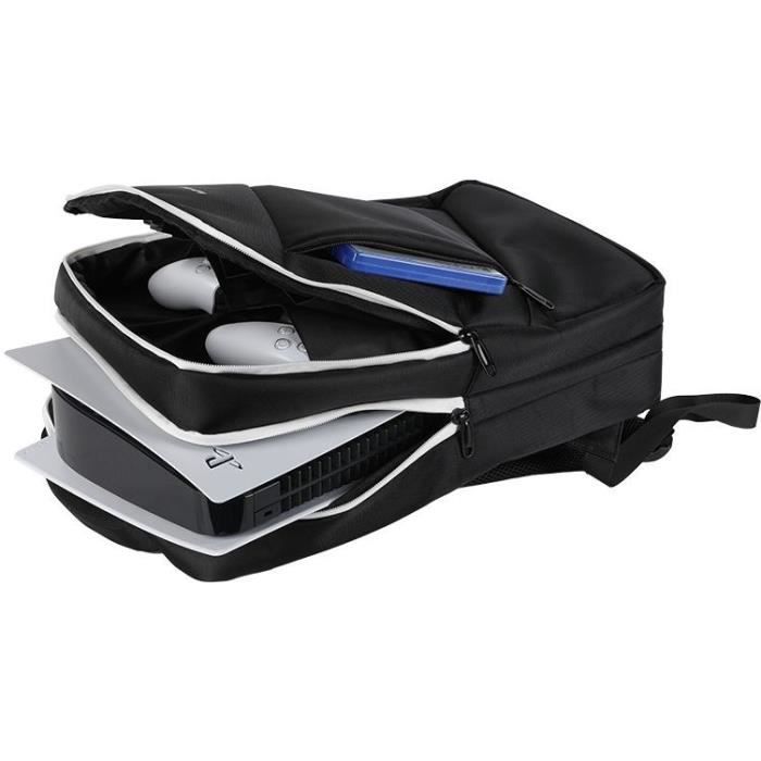 Sac a dos de transport - KONIX Mythics - Titan - Console et accessoires PS5 - Volume 16 L - Noir et blanc