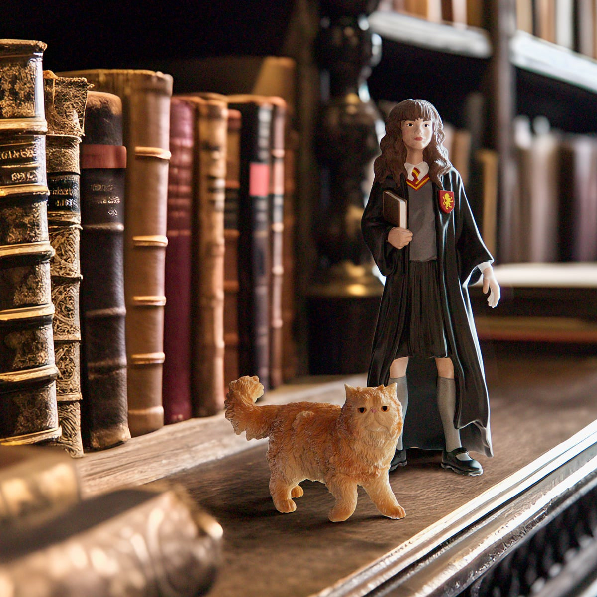 Figurine Hermione et Pattenrond, Harry Potter, pour enfants des 6 ans, Schleich 42635 Harry Potter, Univers WIZARDING WORLD