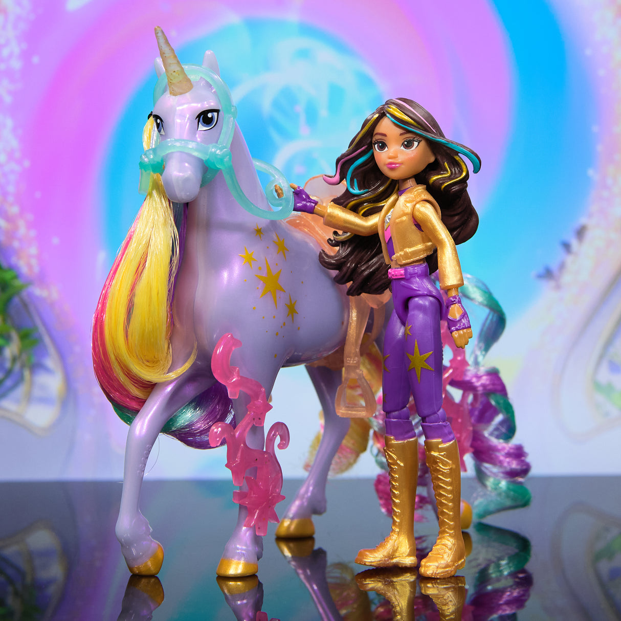 Figurines Sophia + Wildstar - 5 accessoires inclus - des 4 ans - L'École des Licornes