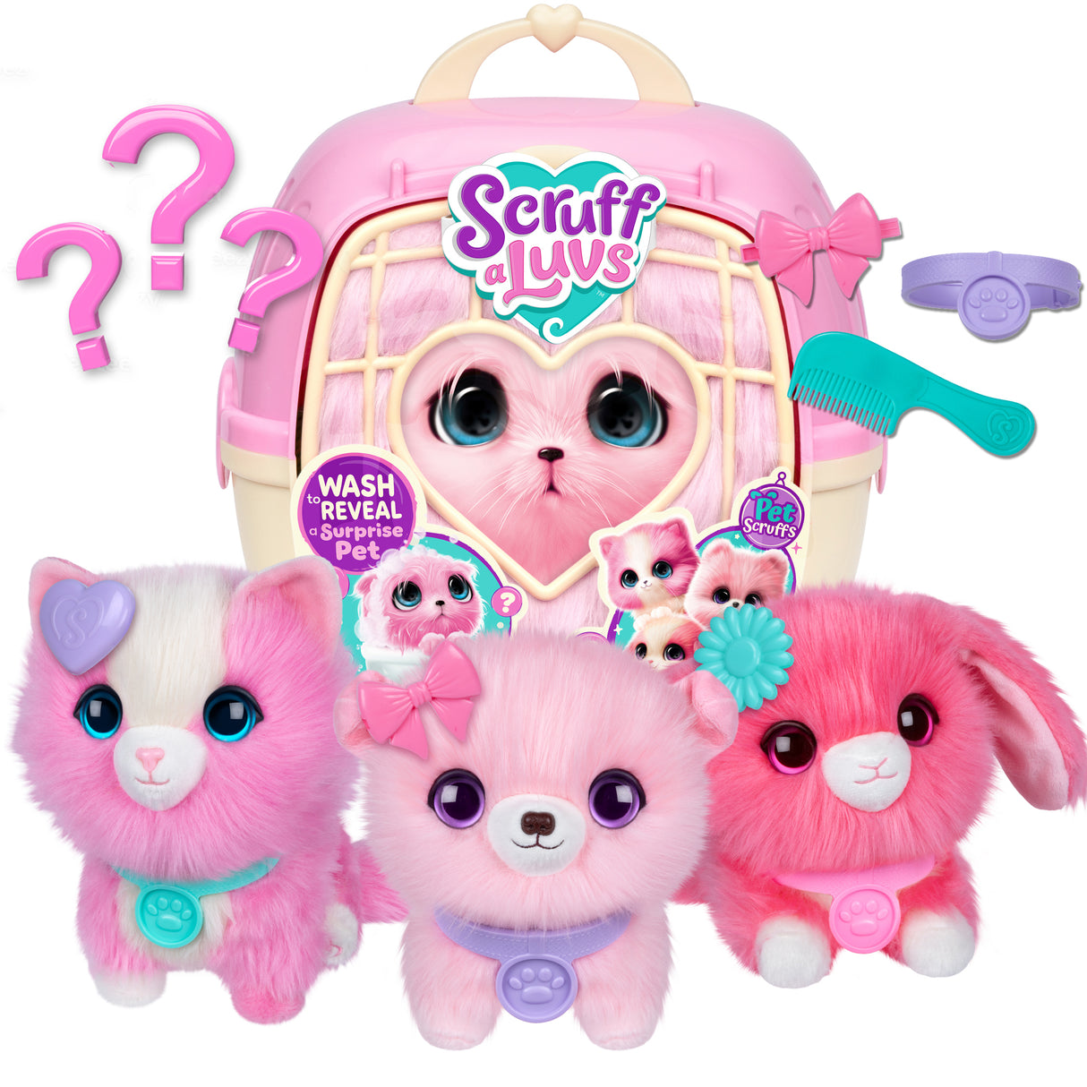 Animaux en peluche - SCRUFF A LUVS - Boule de poils - Rose