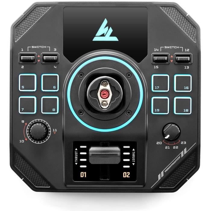 Joystick et de manette des gaz - THRUSTMASTER - Sol-R 4 HOTAS - Technologie HEART