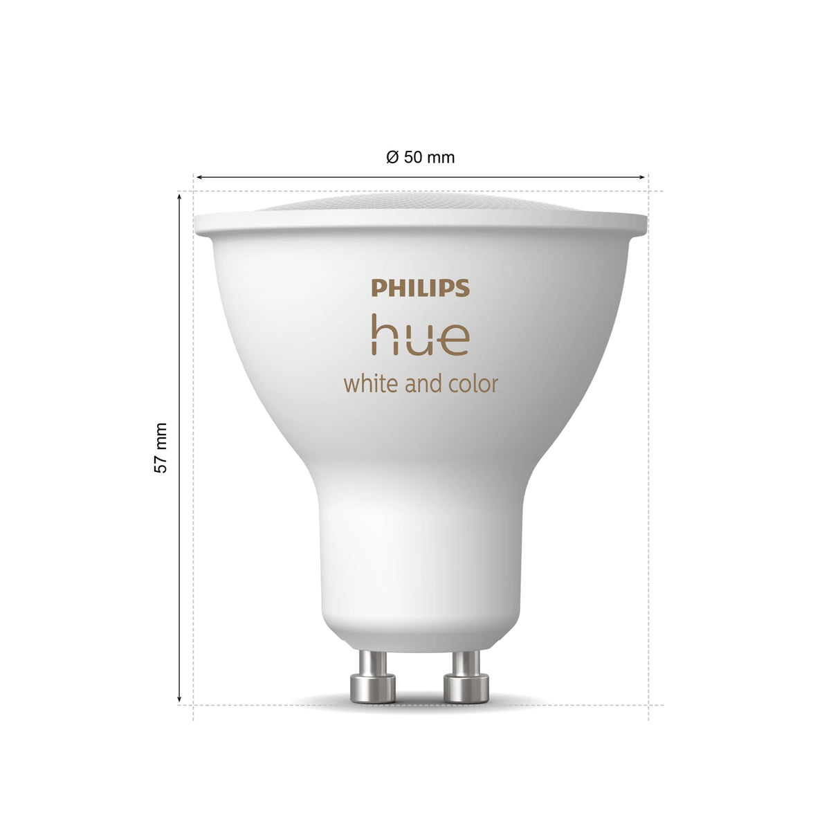 Kit de démarrage - PHILIPS HUE - Lumiere blanche et ambiance colorée - 1 Bridge Pro + 3 3 spots GU10 400 lumens + 1 dimmer switch