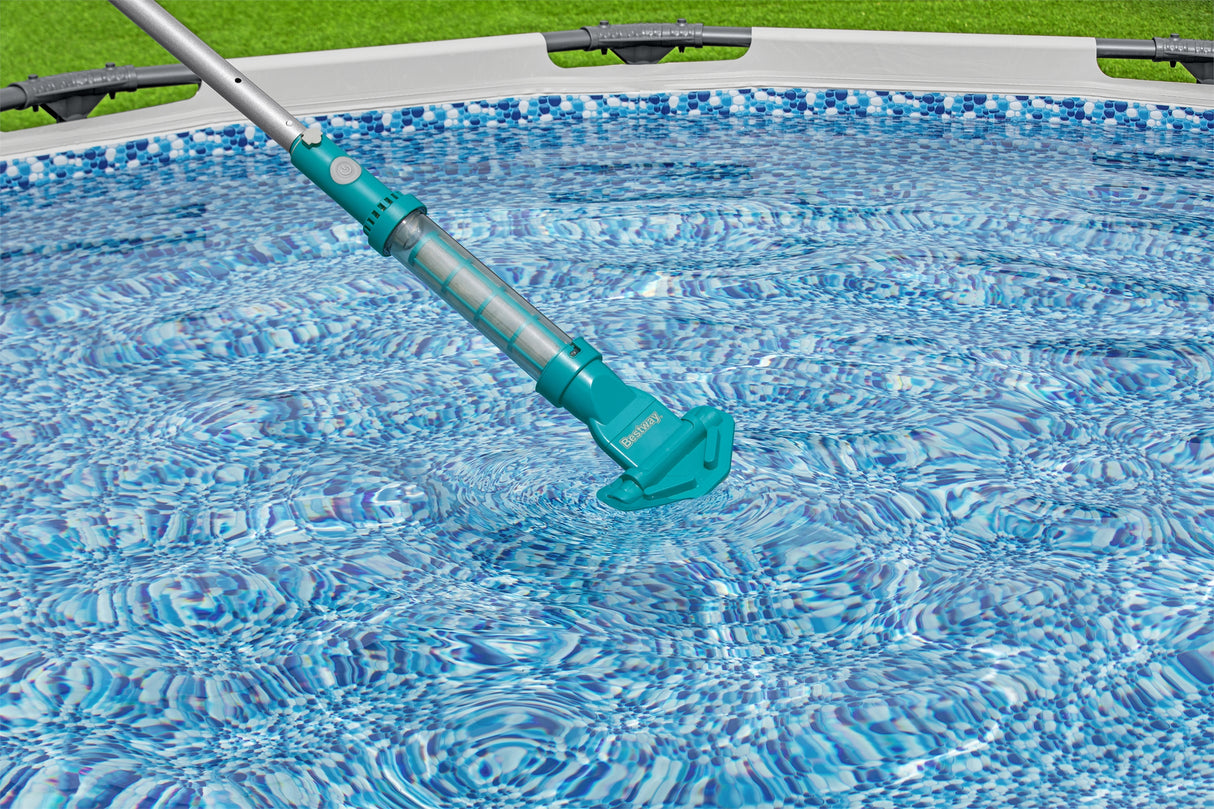 Aspirateur électrique rechargeable Aquasurge™- BESTWAY - Sans fil - Pour piscines jusqu'a 6,10m de diametre