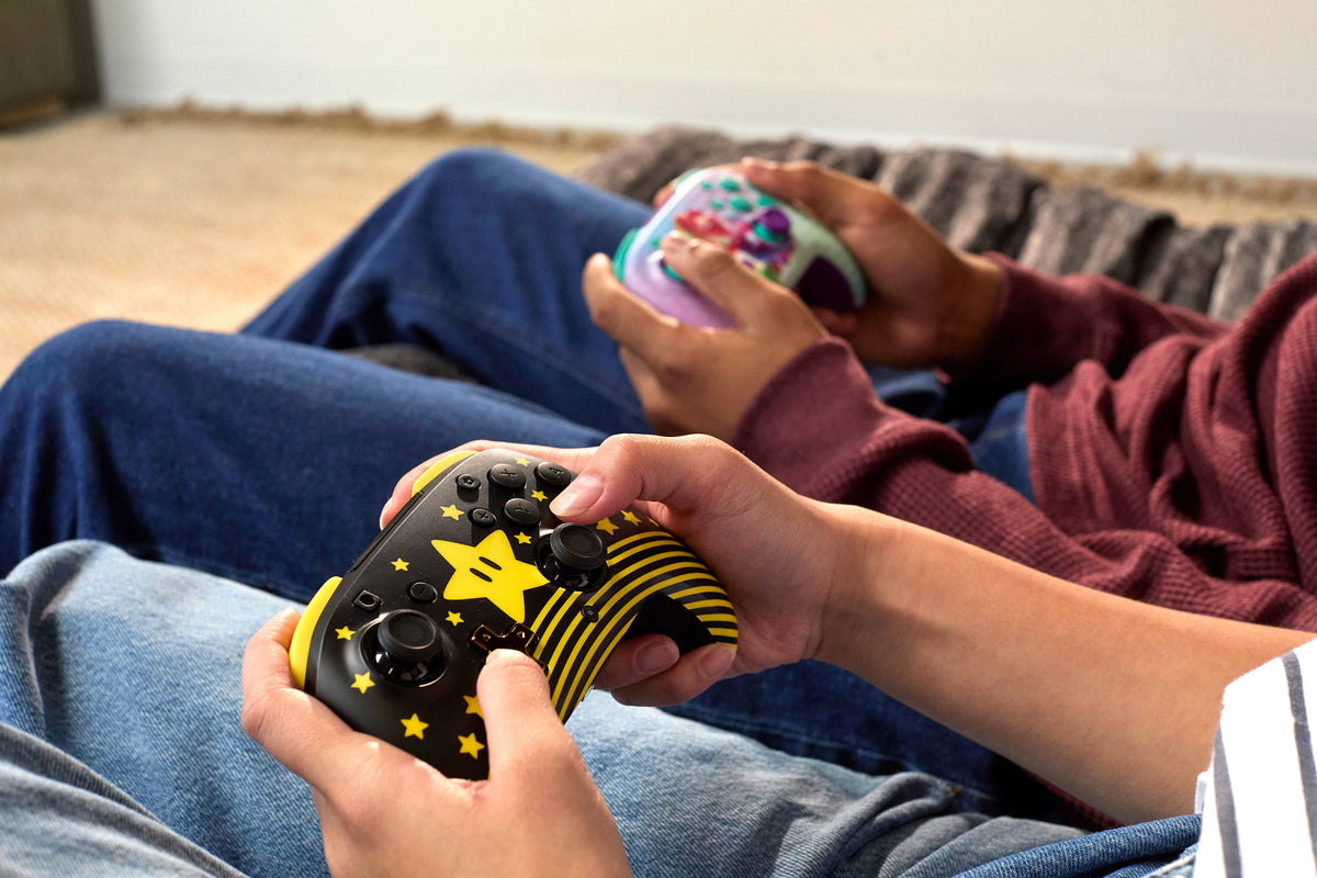 Manette gaming sans fil pour Nintendo Switch™ - TURTLE BEACH - TBC-8101-75 - Rematch™ Super Mario Star