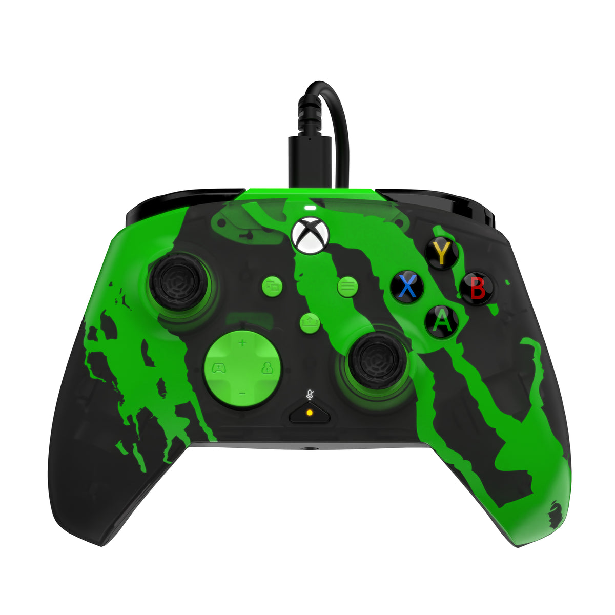 Manette de jeu - Xbox - Rematch Glow Advanced - Filaire - Jolt Green - PDP