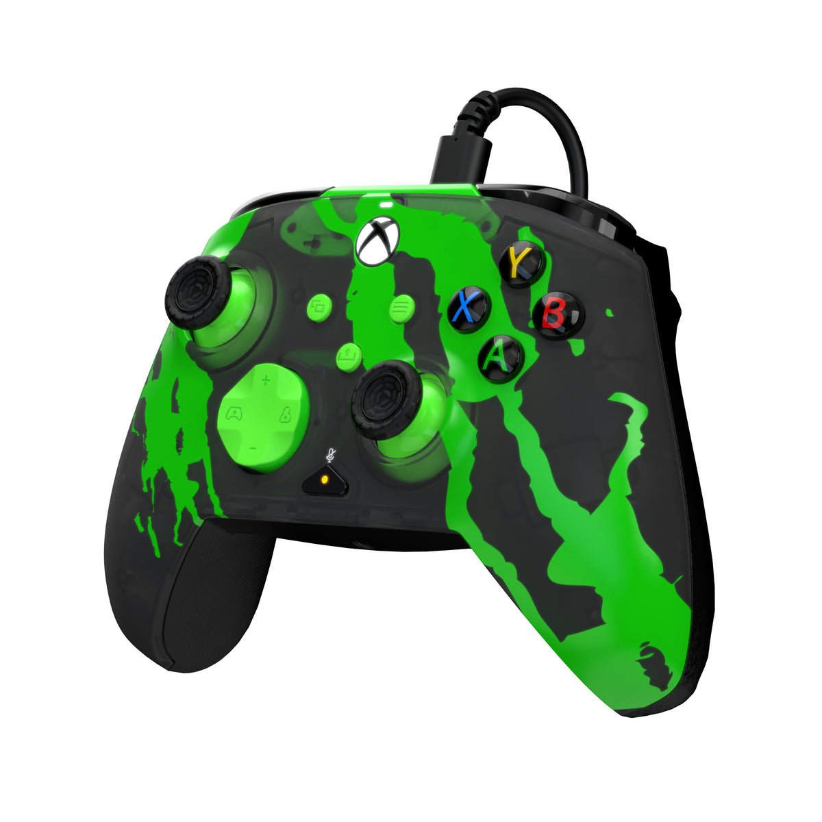 Manette de jeu - Xbox - Rematch Glow Advanced - Filaire - Jolt Green - PDP