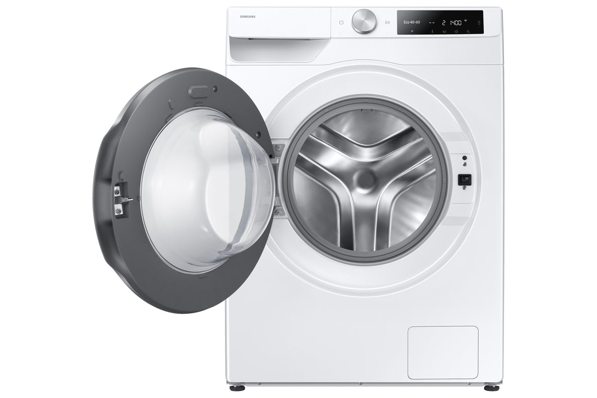 Lave-linge hublot SAMSUNG AI ecobubble™ WW11DG6B25LE - 11 kg - Digital Inverter - L60cm - 1400 trs/min - Classe A-10% - Blanc