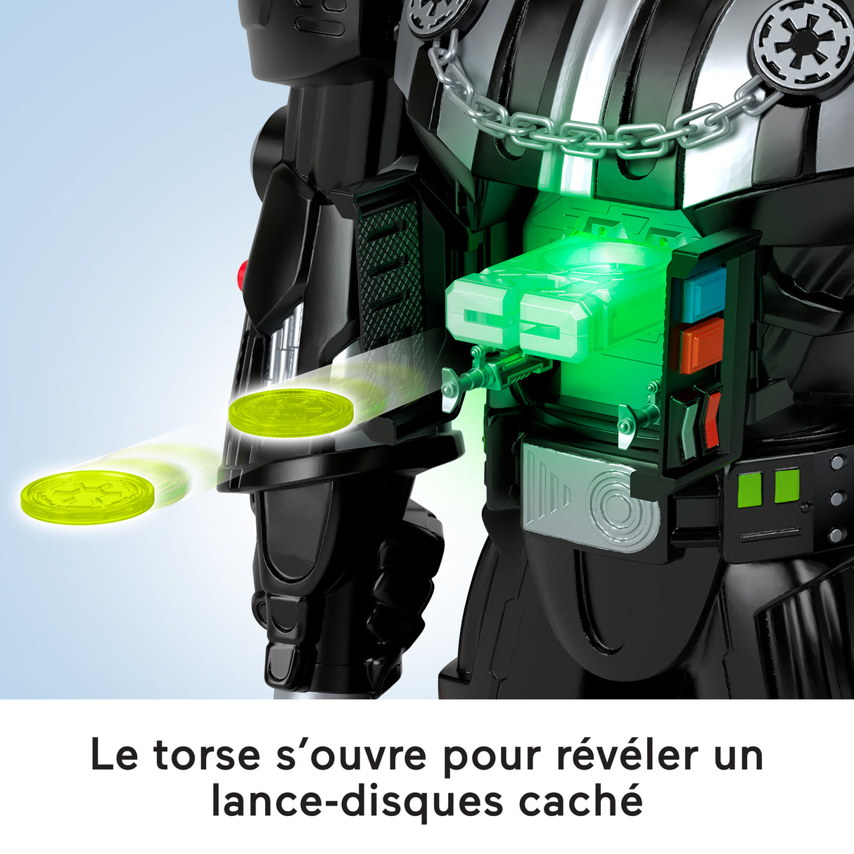 Robot Imaginext Dark Vador de plus de 60 cm, avec effets sonores et lumineux, Star Wars, des 3 ans, Fisher-Price HXG51