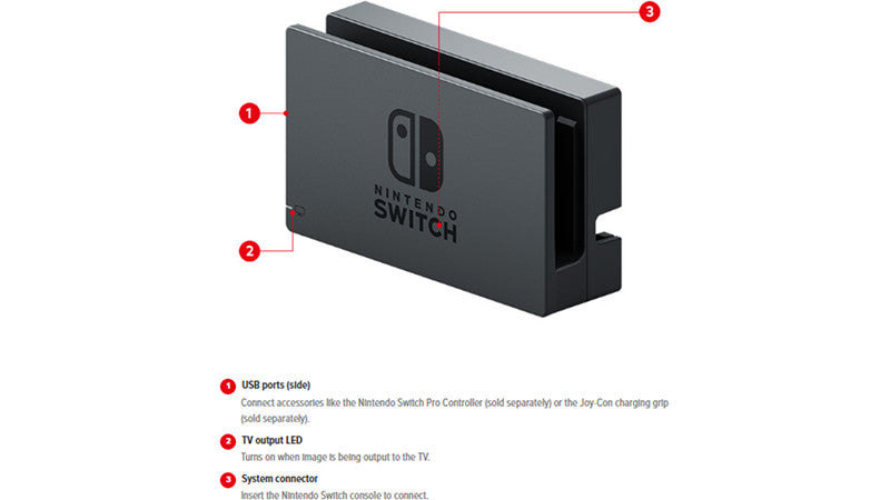 Ensemble station d'accueil pour Nintendo Switch