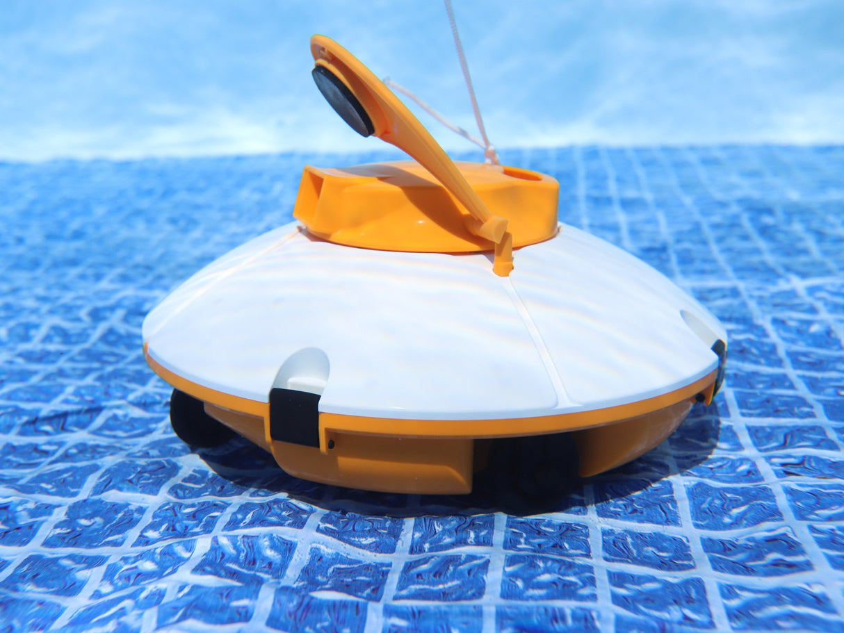 Robot de piscine - Bestway - Frisbee - Autonome - nettoyage fond plat - 5x3m max - Bleu