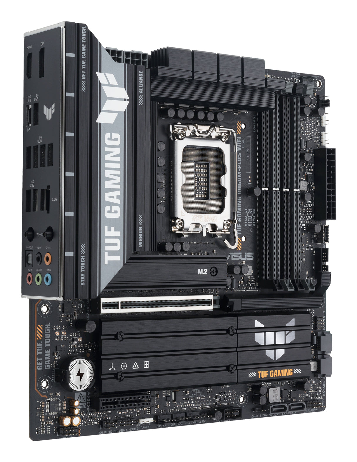 Carte mère Asus Tuf Gaming B860M-Plus WiFi (Intel LGA 1851) Micro ATX