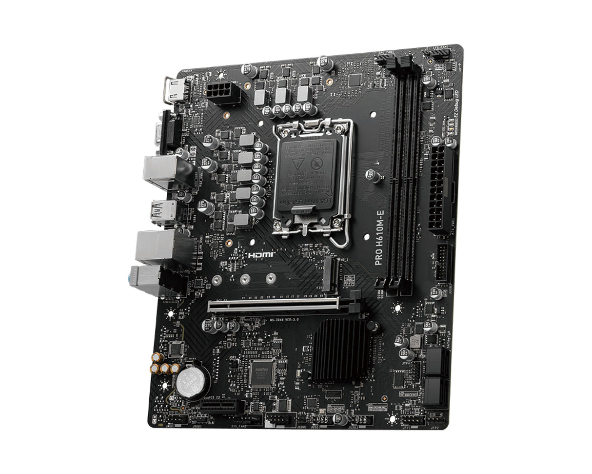 Carte Mére MSI Pro H610M-E DDR5 (Intel LGA 1700) Micro ATX