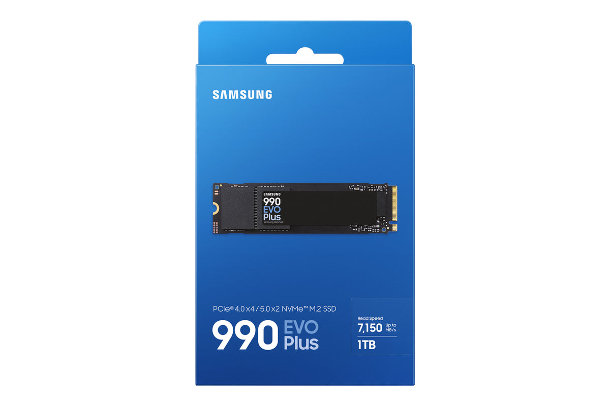 SAMSUNG - 990 EVO Plus - SSD Interne - 1 To - NVMe M.2 PCIe 4.0x4 - Vitesse lecture jusqu'a 7 250 Mo/s