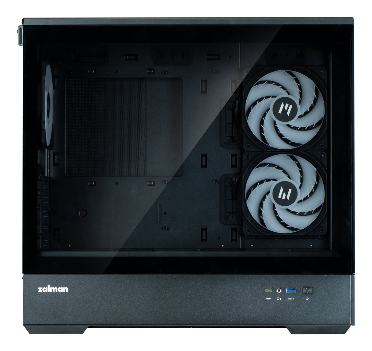Boitier Mini Tour Micro ATX Zalman P30 V2 RGB avec panneaux vitrés (Noir)