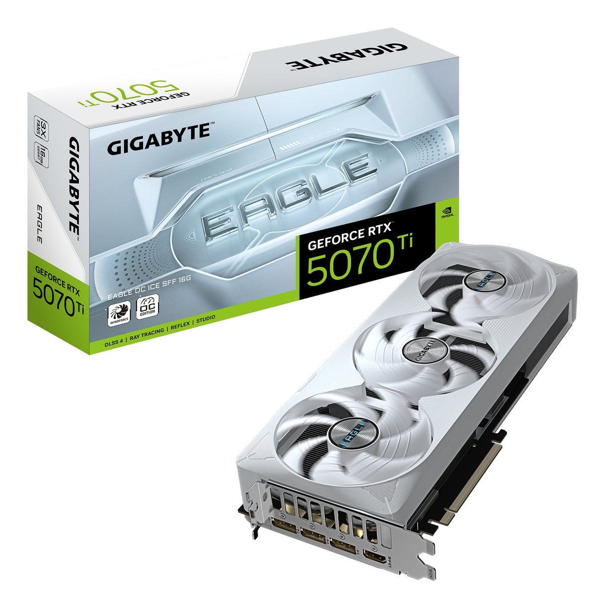 Carte Graphique Gigabyte GeForce RTX 5070 Ti Eagle OC Ice SFF