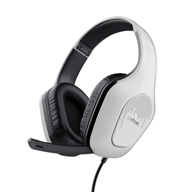 Casque Gamer filaire Trust GXT 415 Zirox (Blanc)