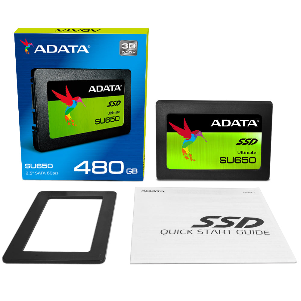Disque SSD Adata Ultimate SU650 480Go - S-ATA 2,5"