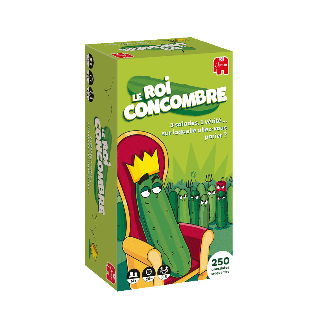 LE ROI CONCOMBRE - Jeu de société - DUJARDIN - Identifiez les anecdotes authentiques dans ce jeu de réflexion amusant !