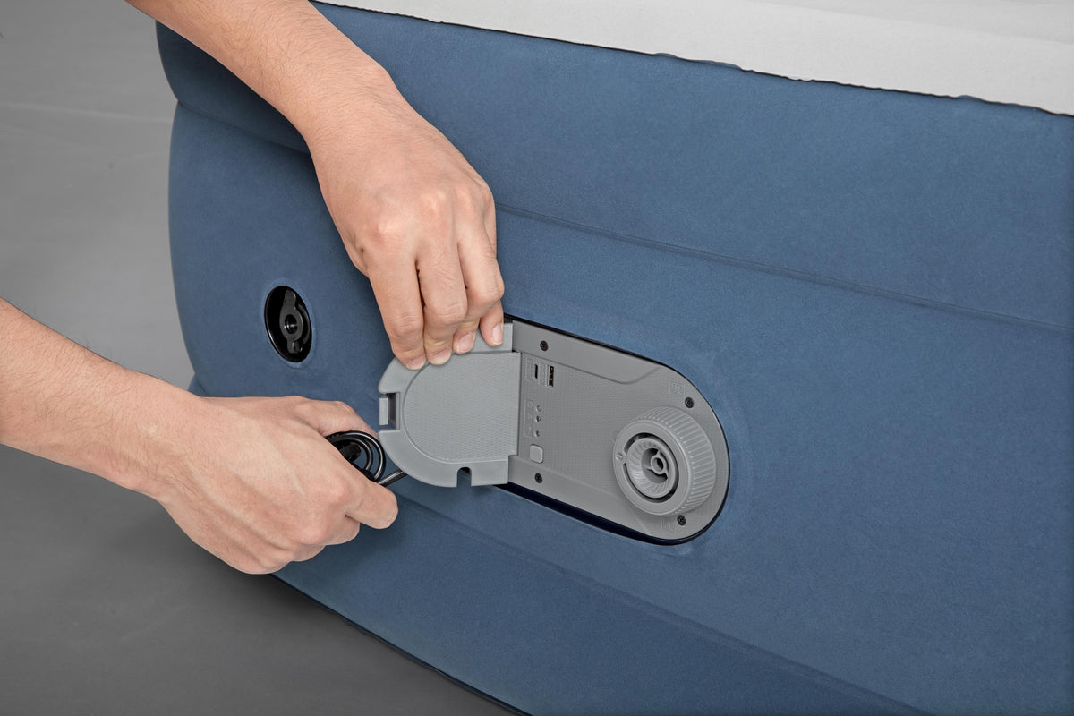 Bestway AlwayzAire™ Matelas gonflable une personne Twin avec double pompe intégrée 1,91 m x 97 cm x 46 cm
