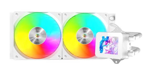Kit Watercooling AIO Mars Gaming ML-Vision RGB - 240mm (Blanc)