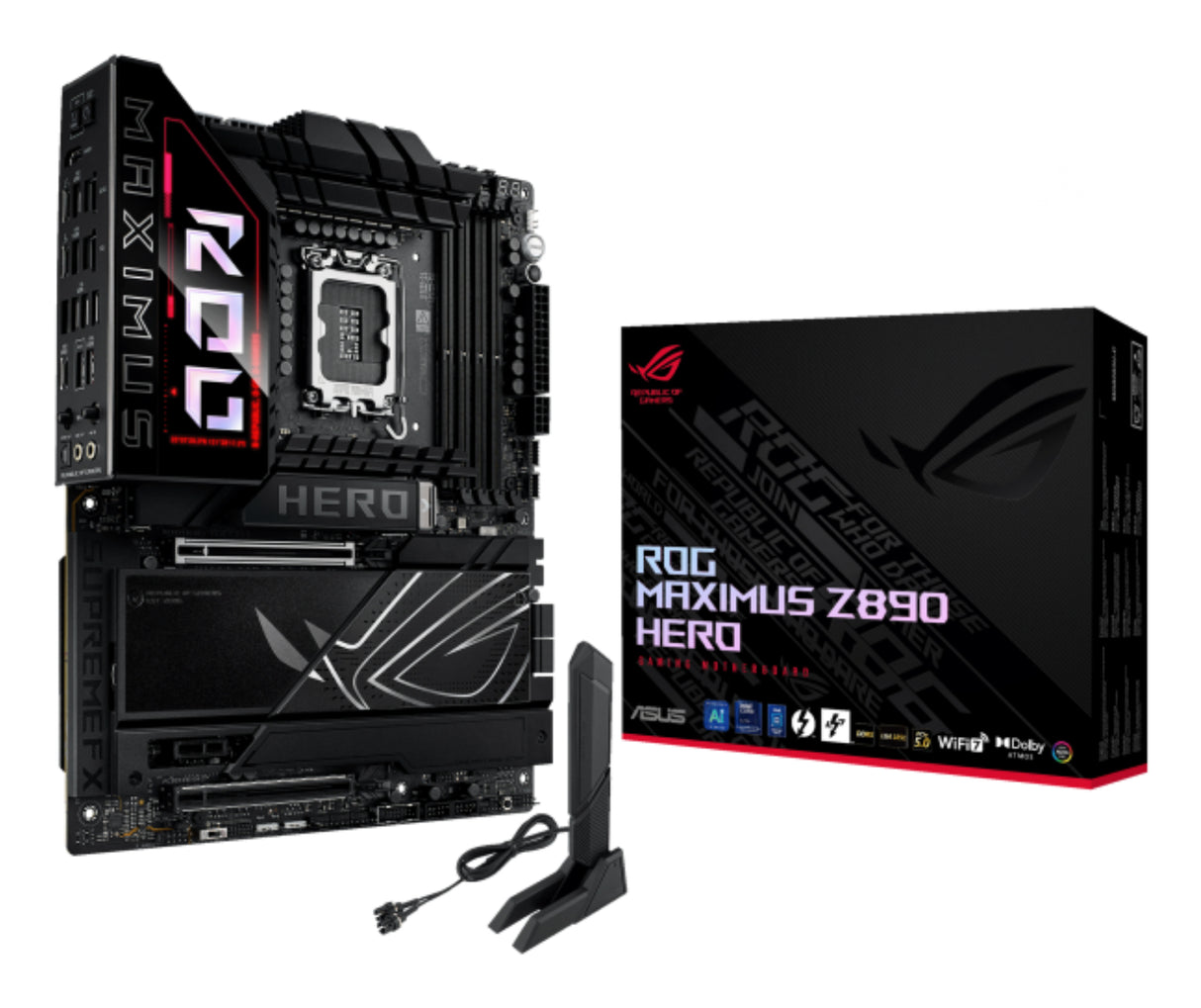 Carte mere - ASUS - MAXIMUS Z890 HERO - DDR5 - PCIe 4.0 - USB 3.2