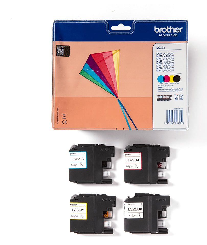 Cartouches BROTHER LC-223 Multipack