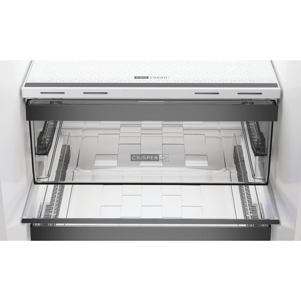 Réfrigérateur combiné - WHIRLPOOL - WHK26363XP6E - 316 L - Dual NoFrost - 6e sens - Classe C - 186.5x59.5x66.3 - Inox