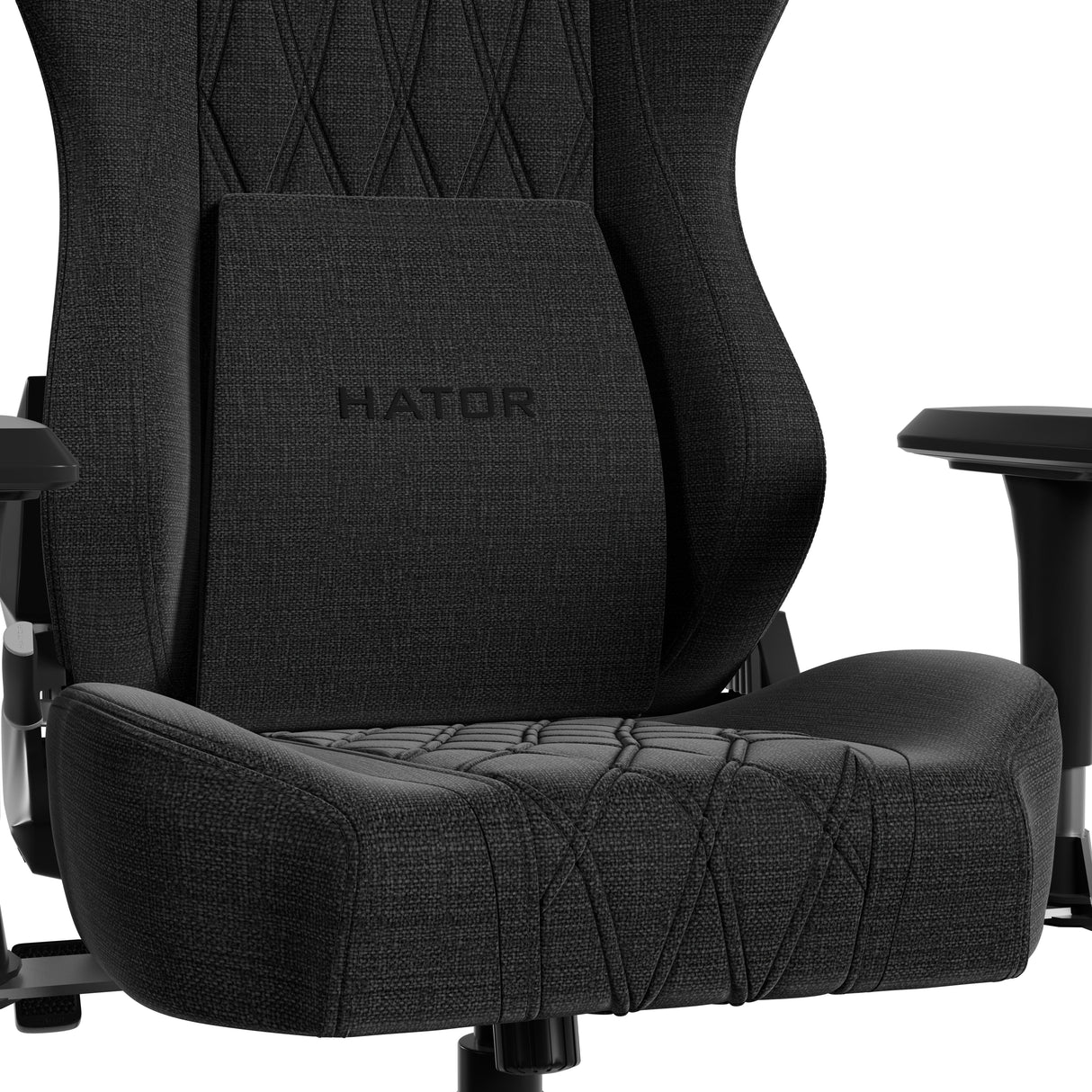 Fauteuil Hator Darkside 3 Fabric - Taille L (Noir)