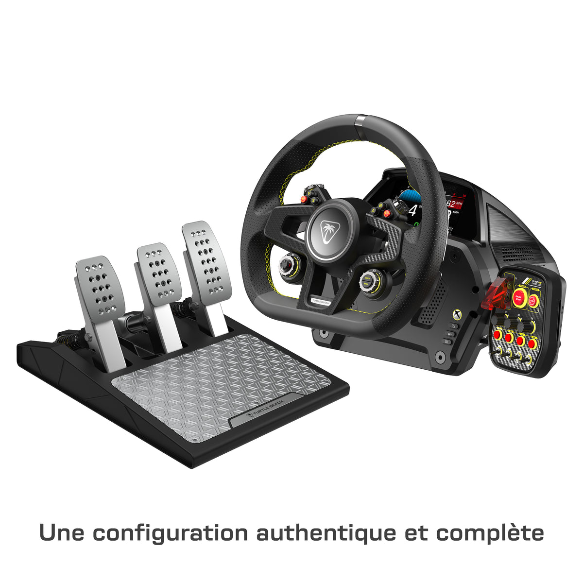 Systeme universel de volant et pédales - TURTLE BEACH - TBS-0726-05 - VelocityOne™ Race - XB et PC - Noir