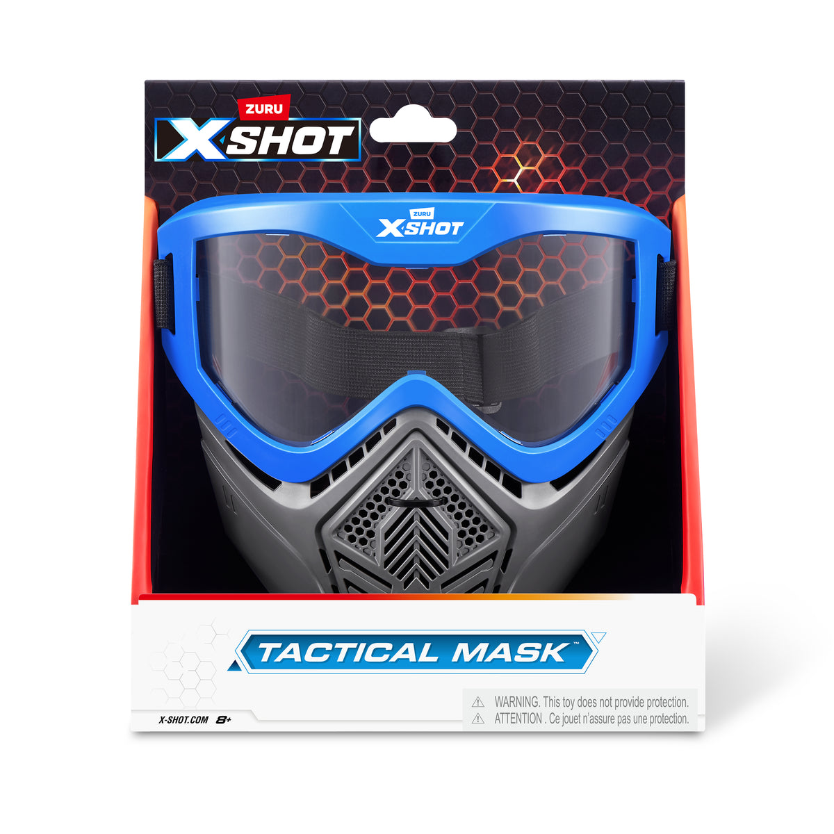 Accessoire - ZURU - X-SHOT Excel Blue Mask - Masque réglable - Design stylé - Ventilation intégrée