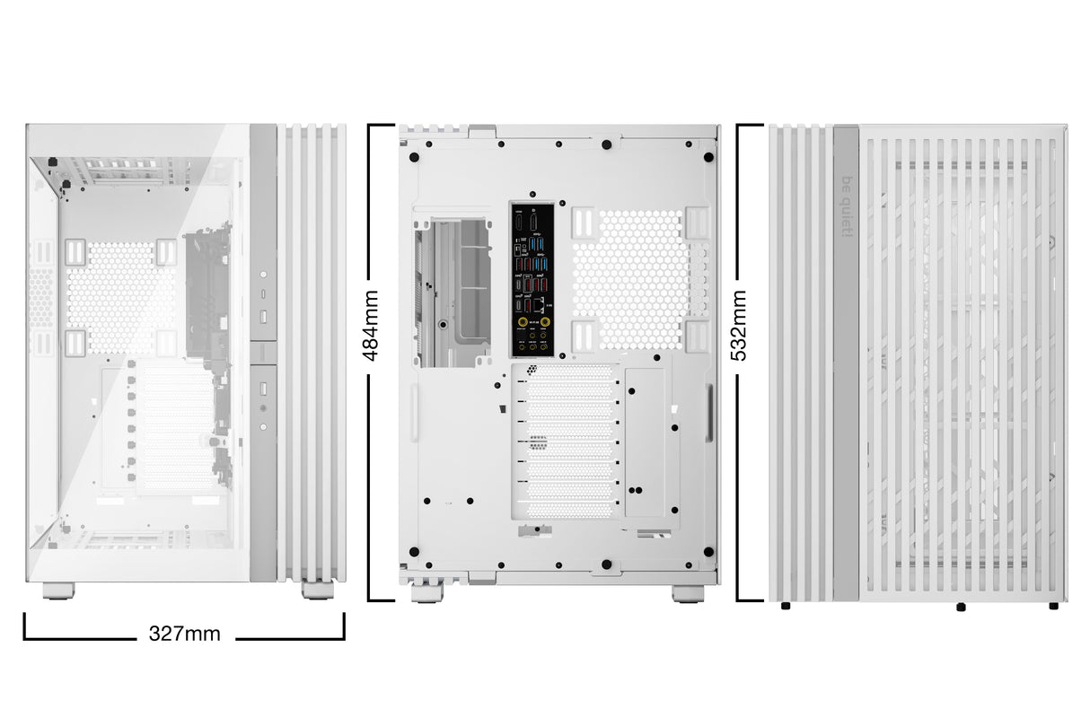 Boitier Grand Tour E-ATX be quiet! Light Base 900 DX RGB avec panneaux vitrés (Blanc)