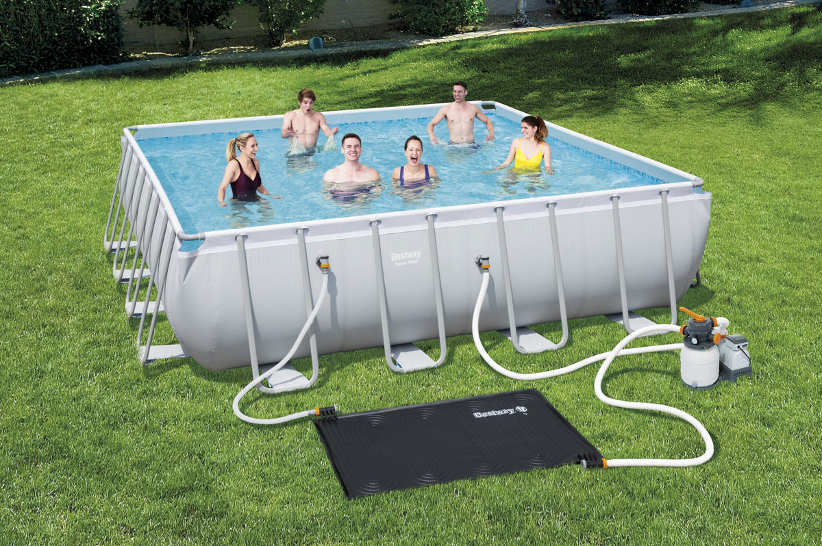 Tapis de solaire chauffant - Bestway - Pour piscine bestway - Noir