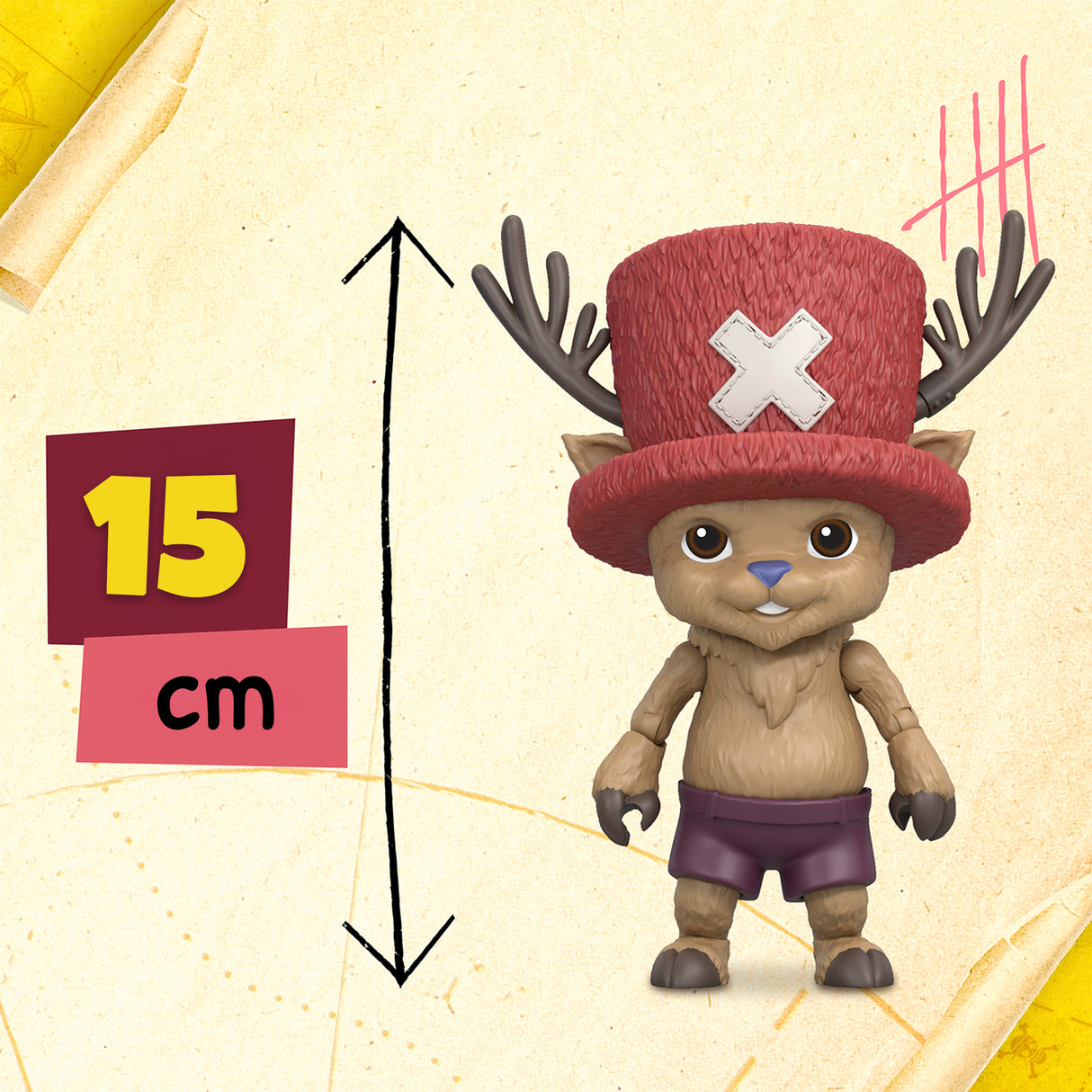 Figurine articulée - ONE PIECE - Chopper - 15 cm - Des 4 ans