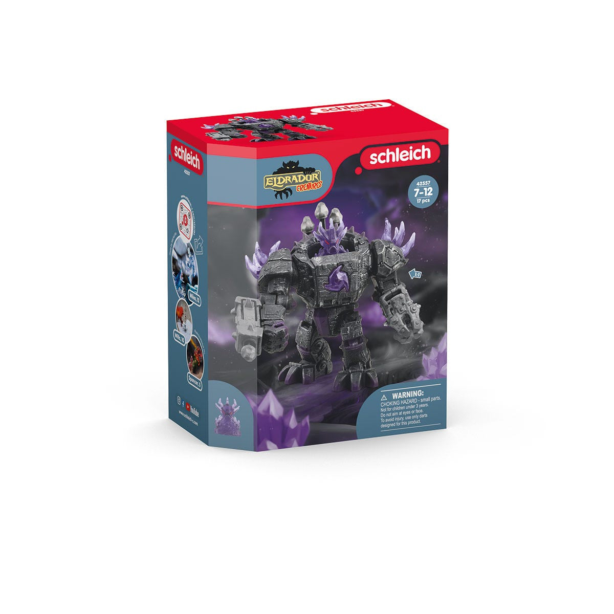Master Robot des Ténebres Avec Mini Creature, des 7 ans, Schleich 42557 Eldrador Mini Creatures - coffret, 18,4 x 11 x 23 cm