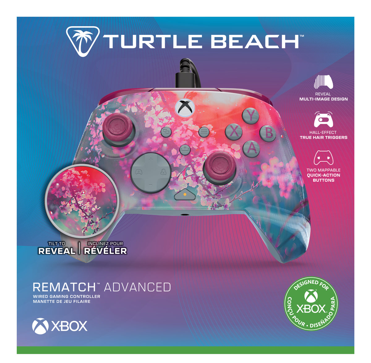 Manette de jeu - Xbox - Rematch Advanced - Filaire - Kyoto Bloom - Compatible PC - Turtle Beach