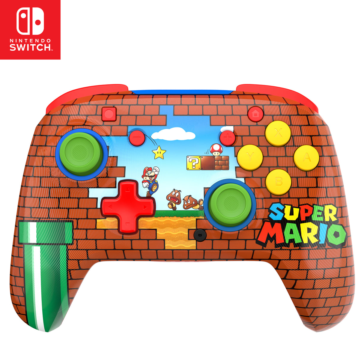 Manette de jeu - Nintendo Switch - Rematch Mario Bricks - Sans fil - Rouge - Turtle Beach