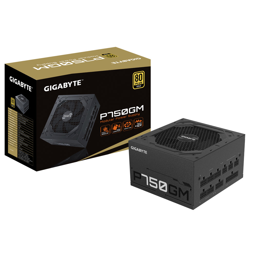 GIGABYTE - GP-P750GM 80+ Gold - Alimentation - 750 W