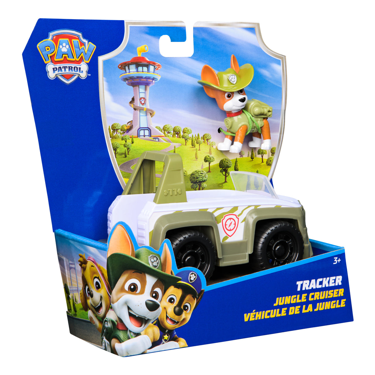 SPIN MASTERVEHICULE + FIGURINE TRACKER La Pat' Patrouille
